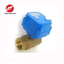 9-24v dn25 dn32 CWX-25s Válvula de esfera elétrica de 2 vias com atuador do motor para água gelada